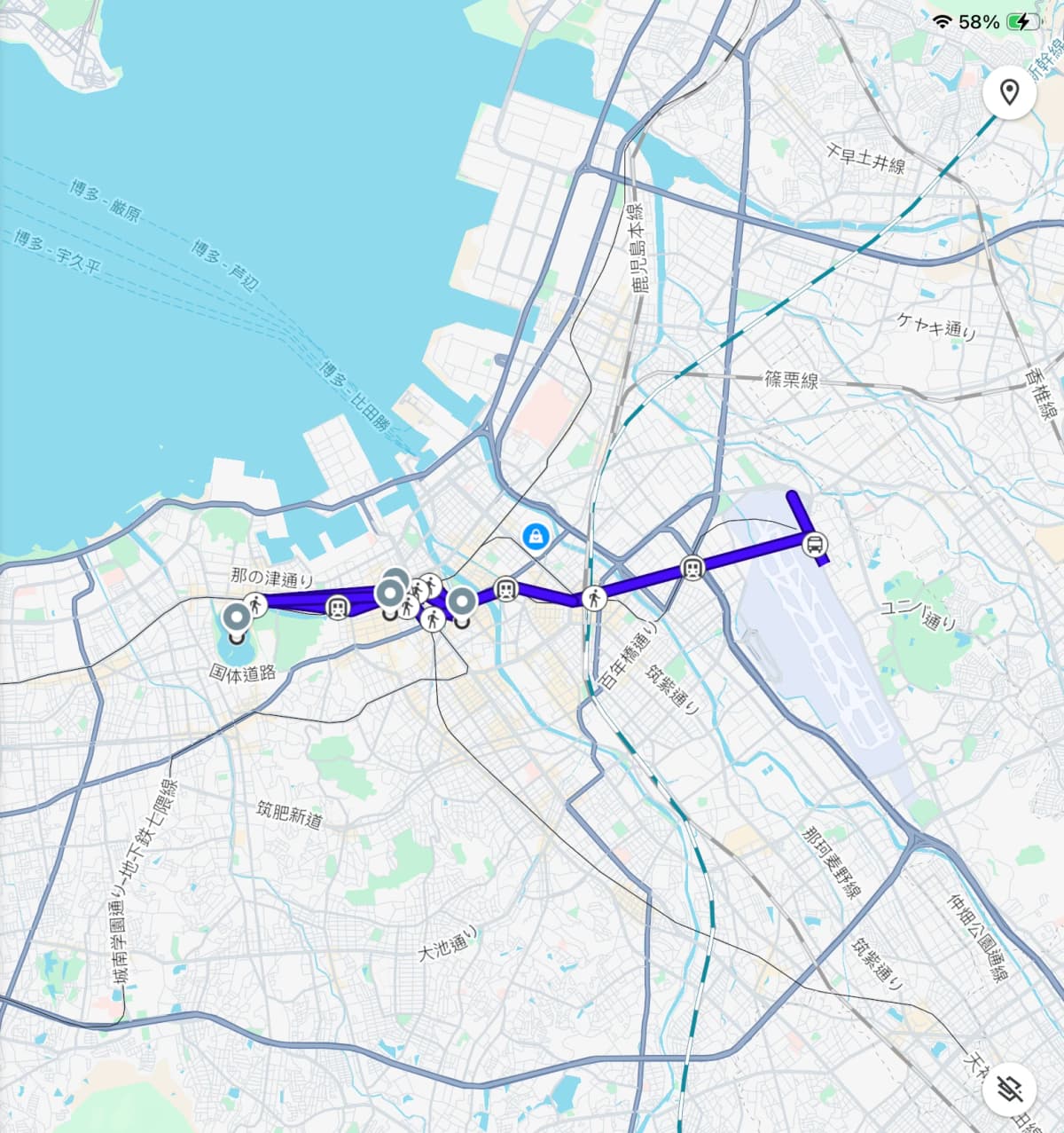 Google Maps Timeline of 2026/03/17